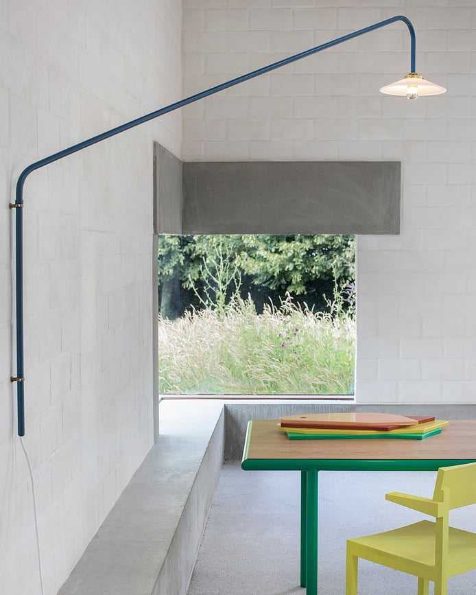 N°1 Φωτιστικό επιτοίχιο, 140 cm, μαύρο