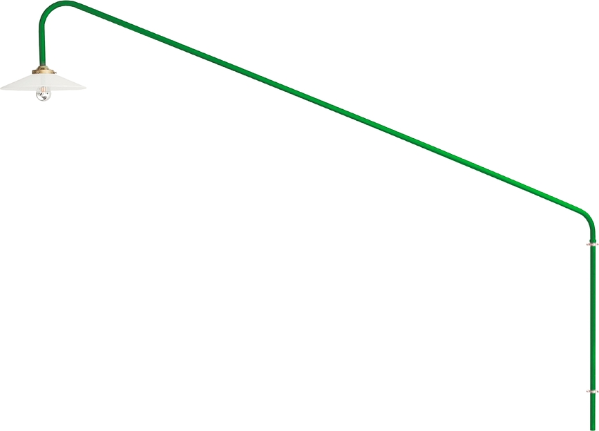 N°1 Stenska svetilka, 140 cm, zelena