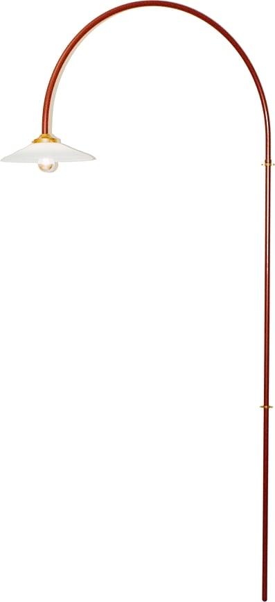 N°2 Φωτιστικό Τοίχου, 180 cm, κόκκινο