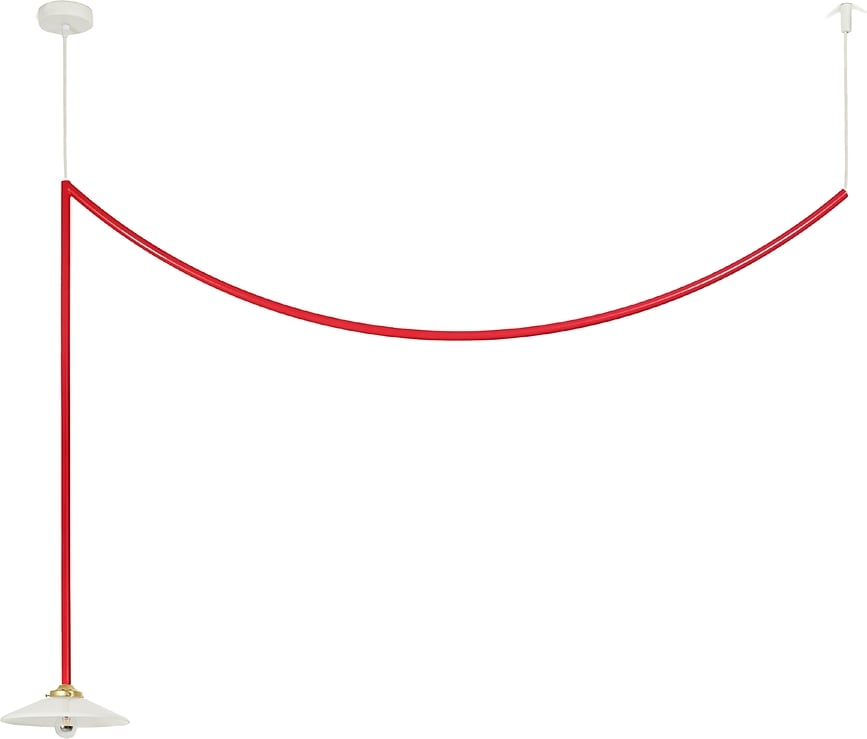 N°4 Φωτιστικό Οροφής, κόκκινο