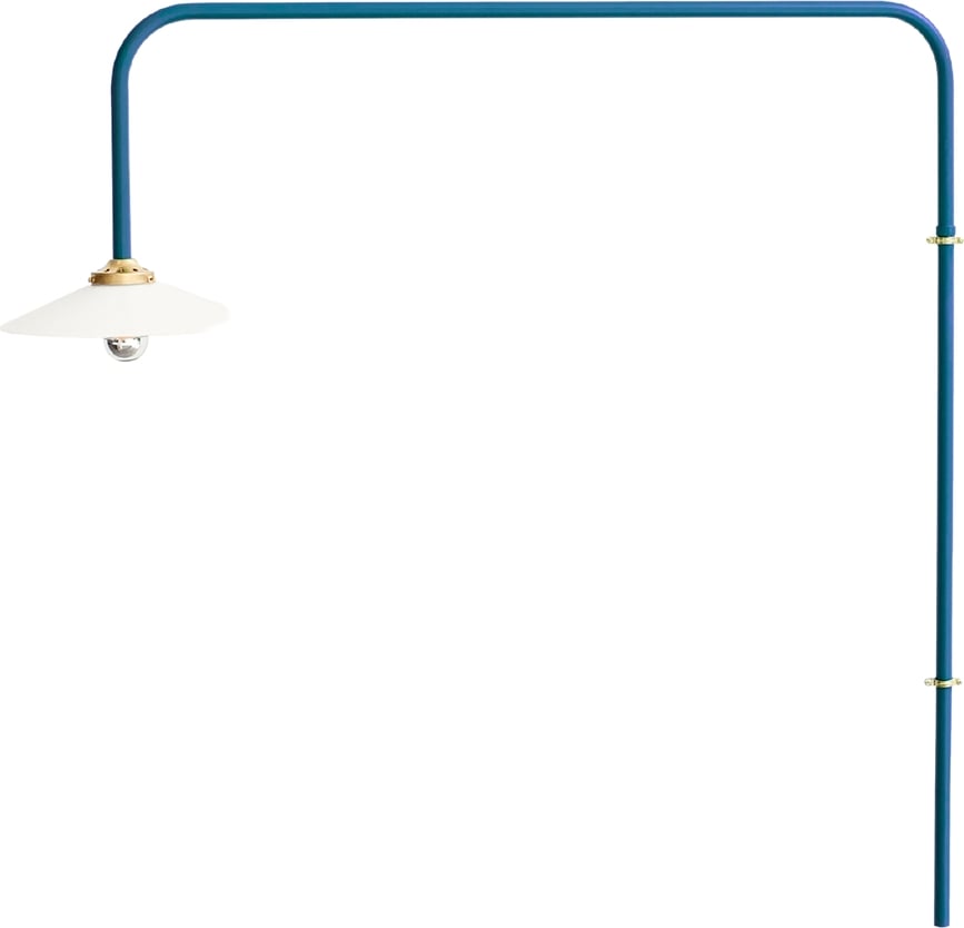 N°5 Φωτιστικό επιτοίχιο, 100 cm, μπλε