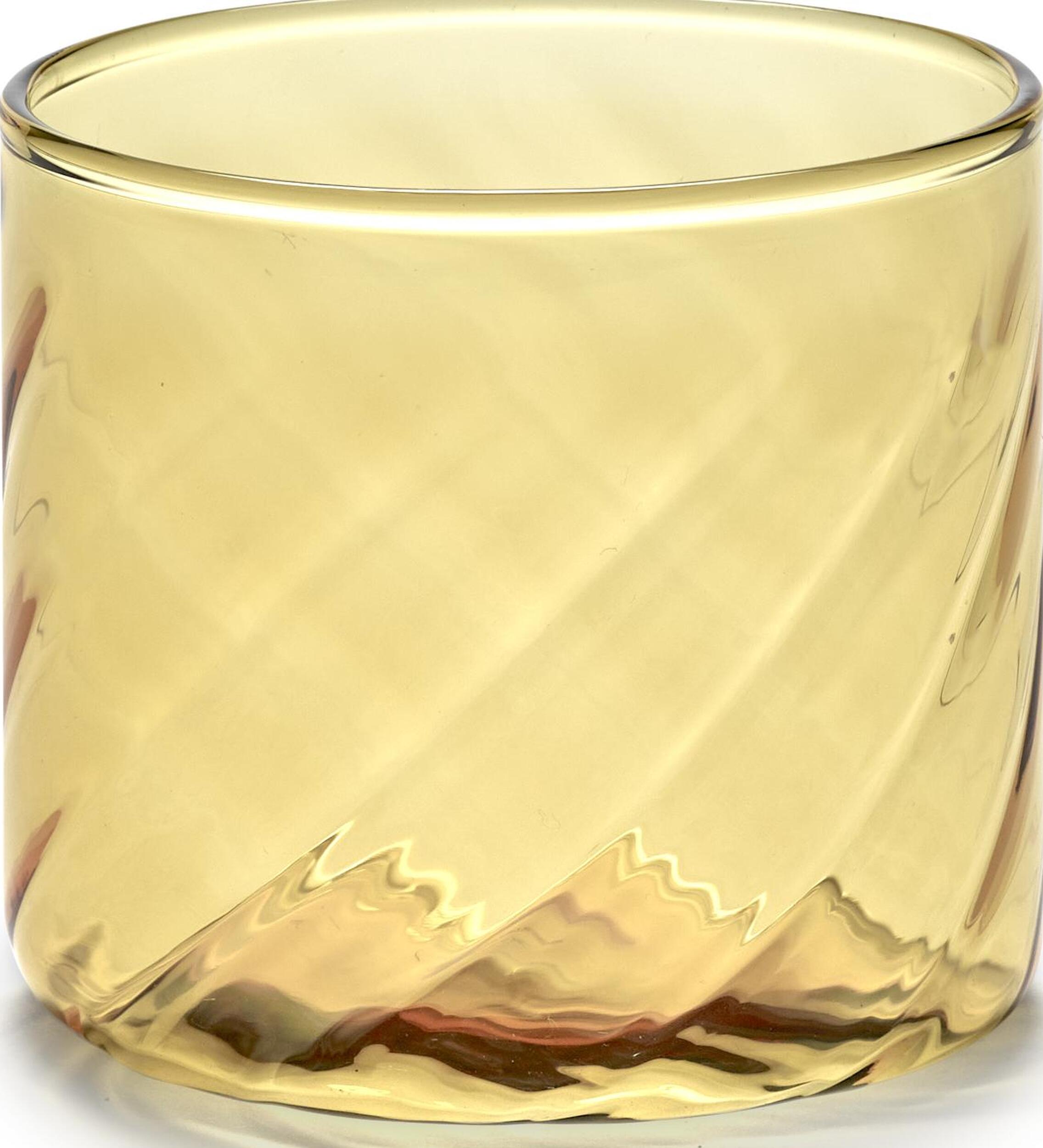 Nabucho Gläser 7 cm, gelb, 4 St.