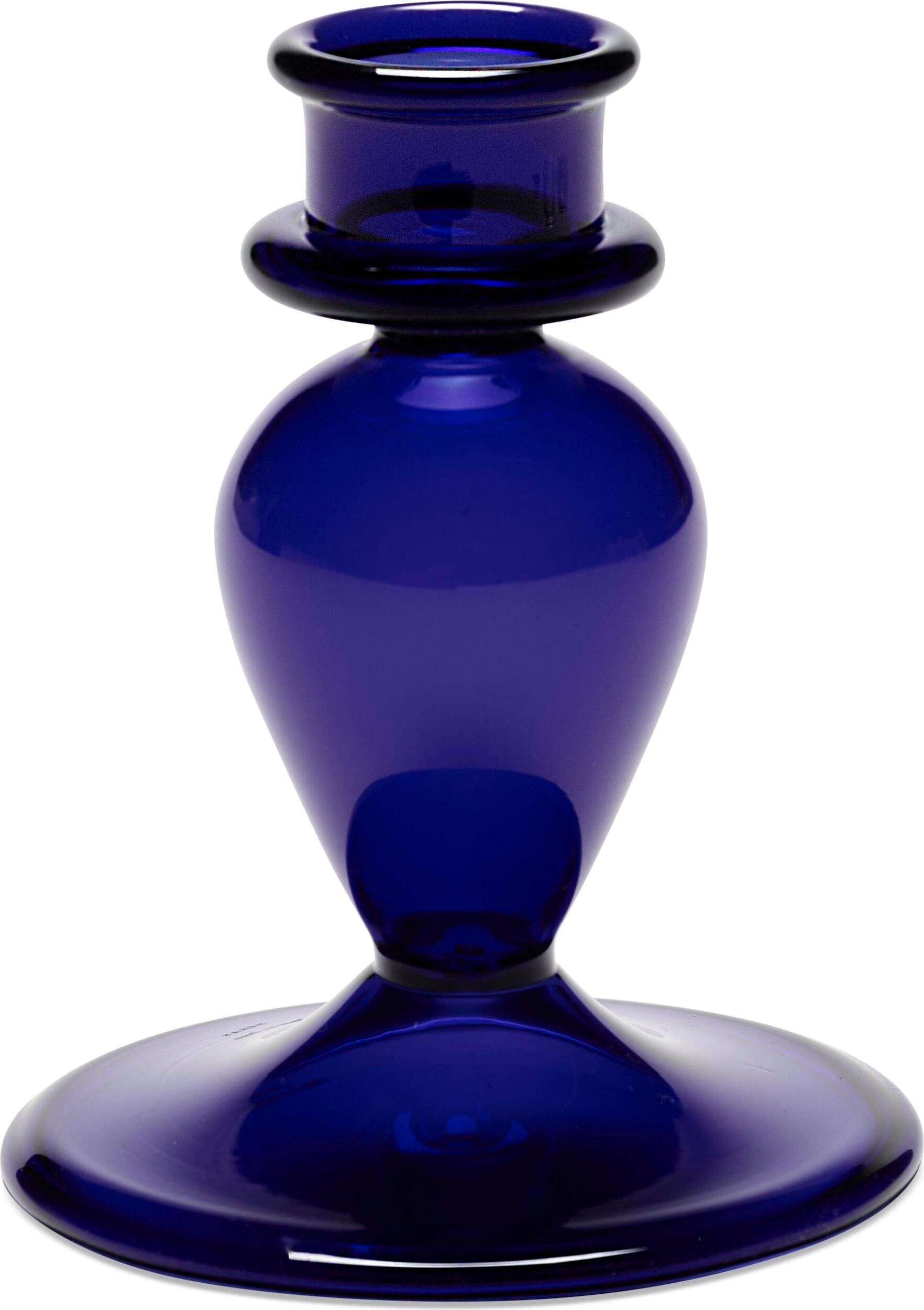 Nabucho Kerzenhalter für klassische Kerzen, blau