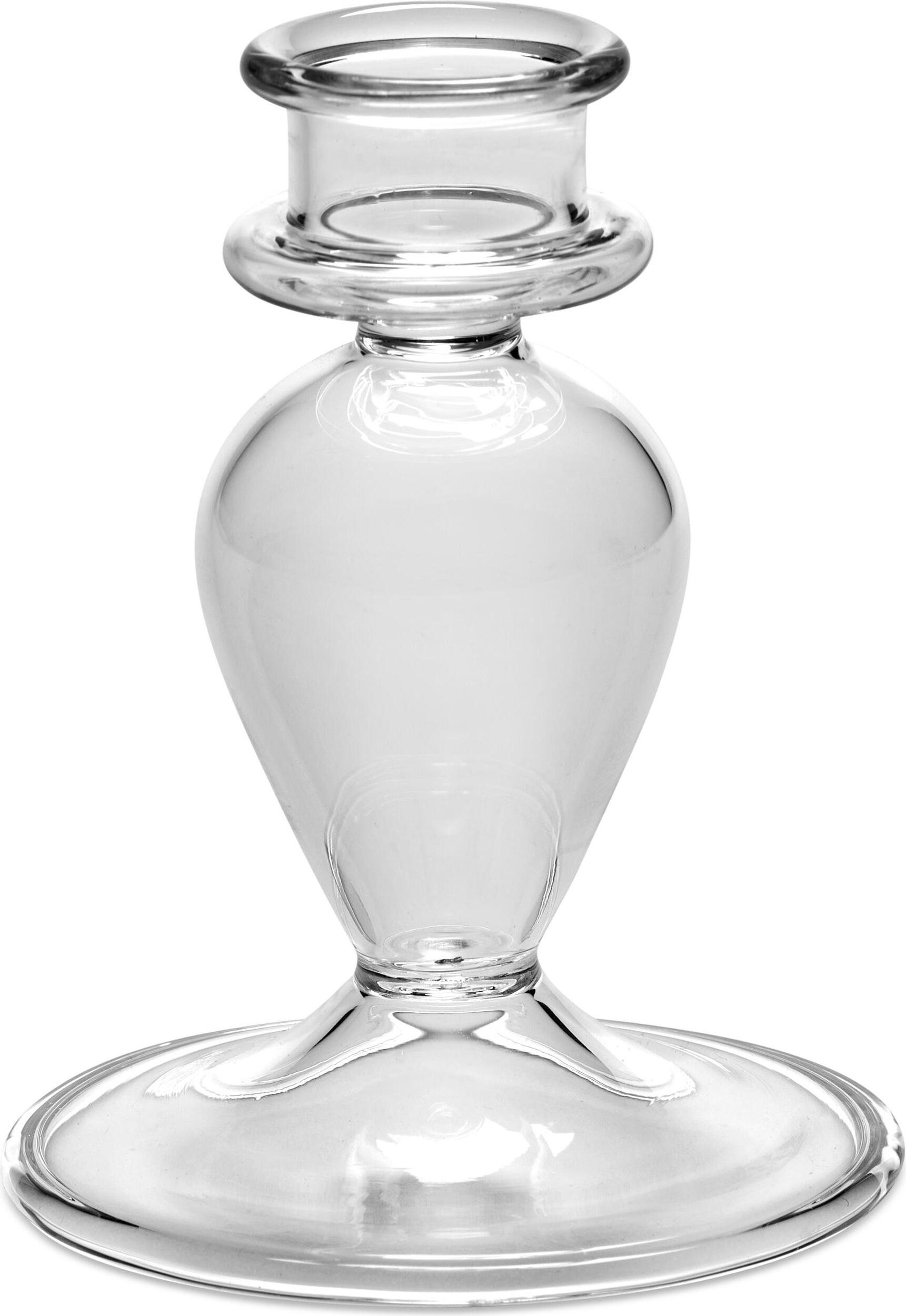 Nabucho Kerzenhalter für klassische Kerzen, transparent
