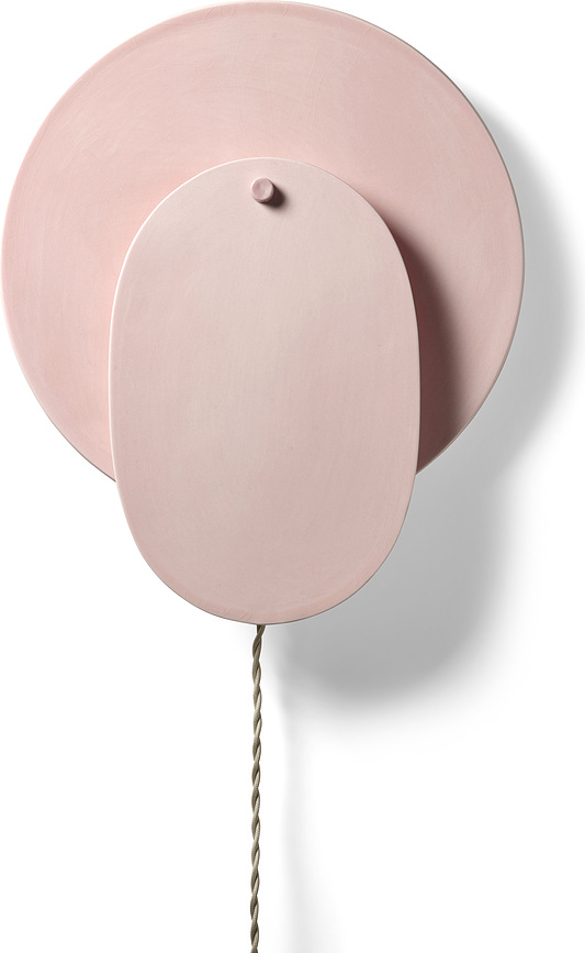 Nebula Lampa zidna 39,5 cm roza