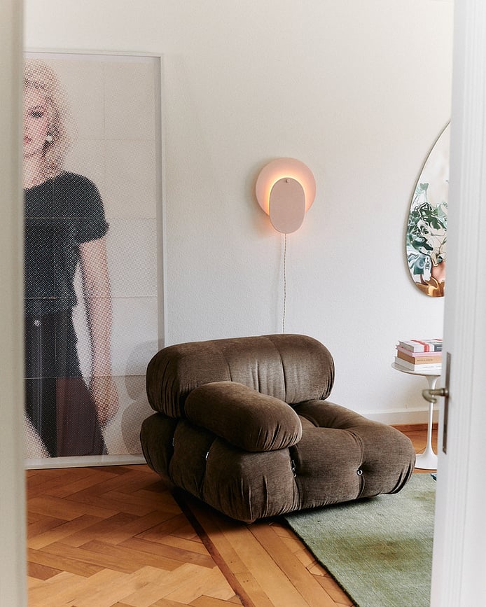 Nebula zidna Svjetiljka 39,5 cm tamnozelena