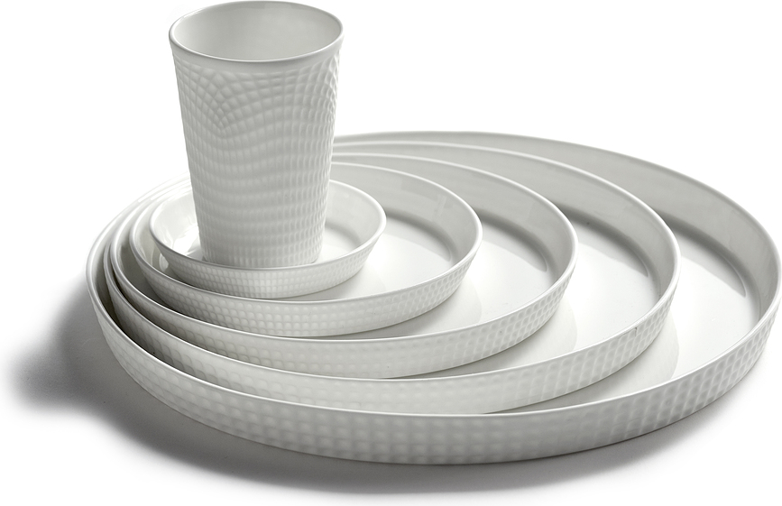 Nido Assiettes à dessert 16 cm, vertes, lot de 4