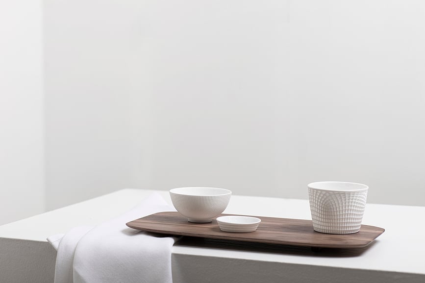 Nido L Δίσκος Σερβιρίσματος, ξύλο καρυδιάς