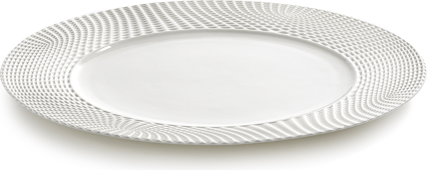 Nido Jedilni krožnik, 29 cm, bel