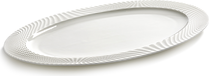 Nido Ovalna servirna krožnika, 37 cm, 2 kosa