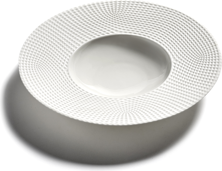 Nido Wide Edge Globok Krožnik, 28 cm