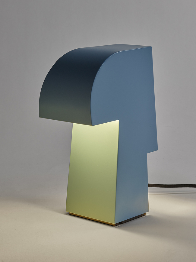Nizou tafellamp blauw