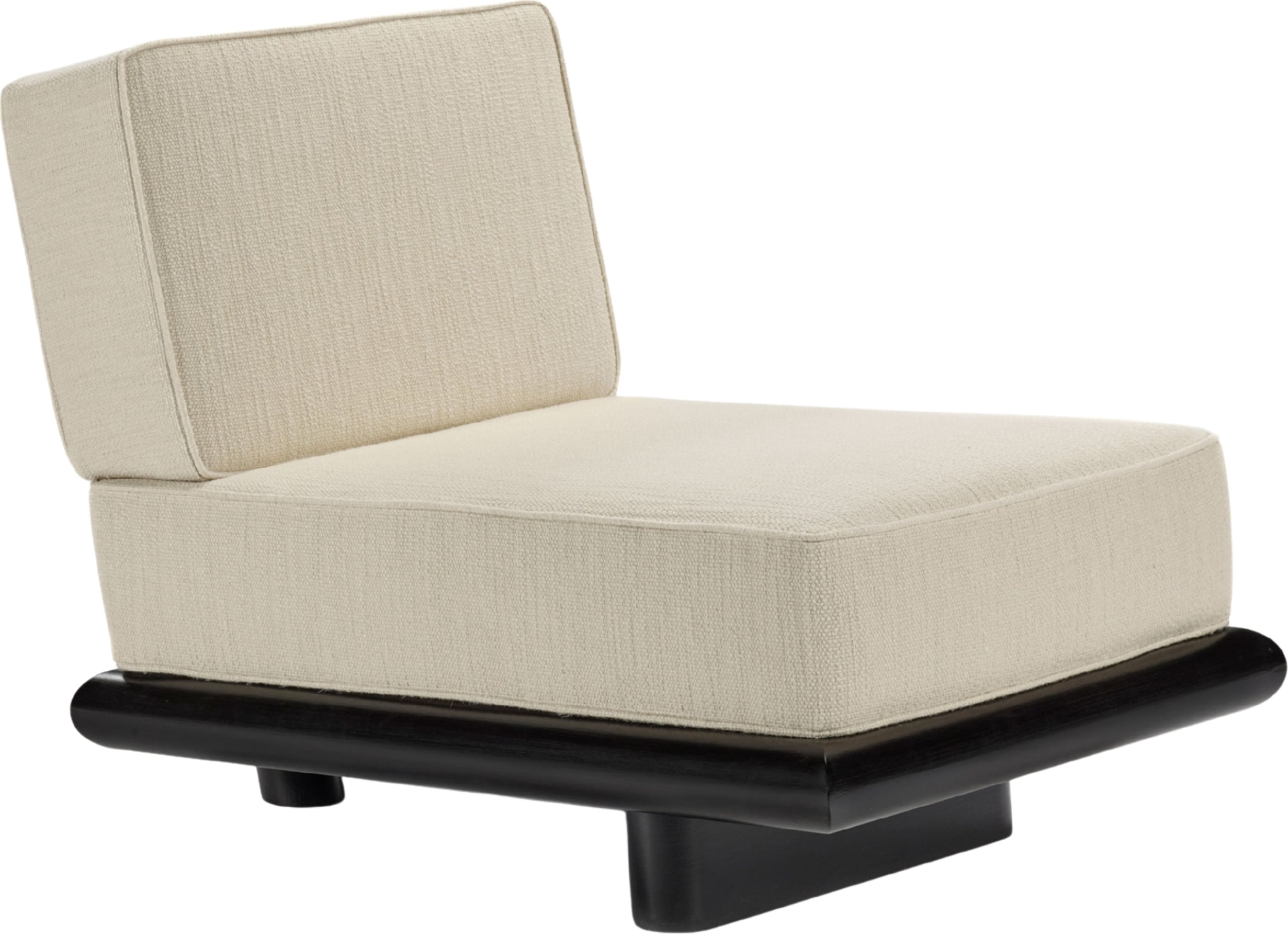 Ono Sessel 95 cm, beige, Tulpenholz