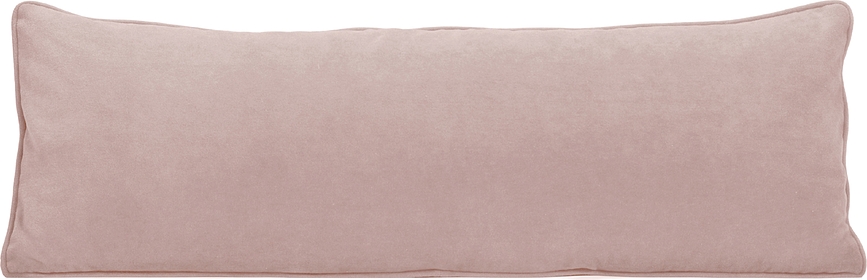 Ono Velvet Jastuk za sofu 40 x 110 cm ružičasti