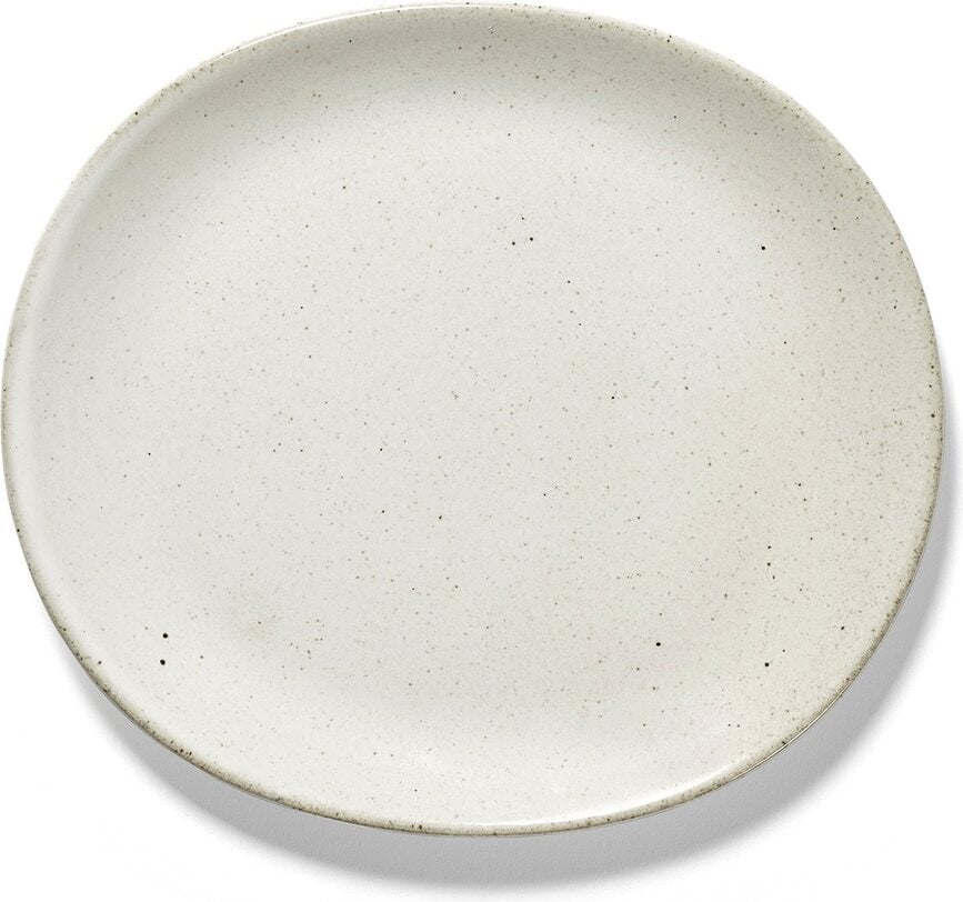 Out of Lines Assiettes à Dessert 18 cm, marron et noires, Lot de 2