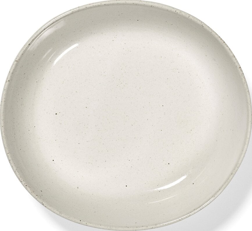 Out of Lines Assiettes creuses 18,5 cm, marron-noires, Lot de 2