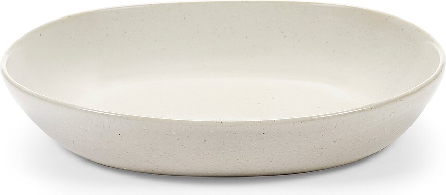 Out of Lines Assiettes Creuses 23 cm, blanc cassé, Lot de 2