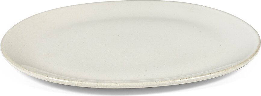 Out of Lines Assiettes Plates, 27,5 cm, blanc cassé, Lot de 2
