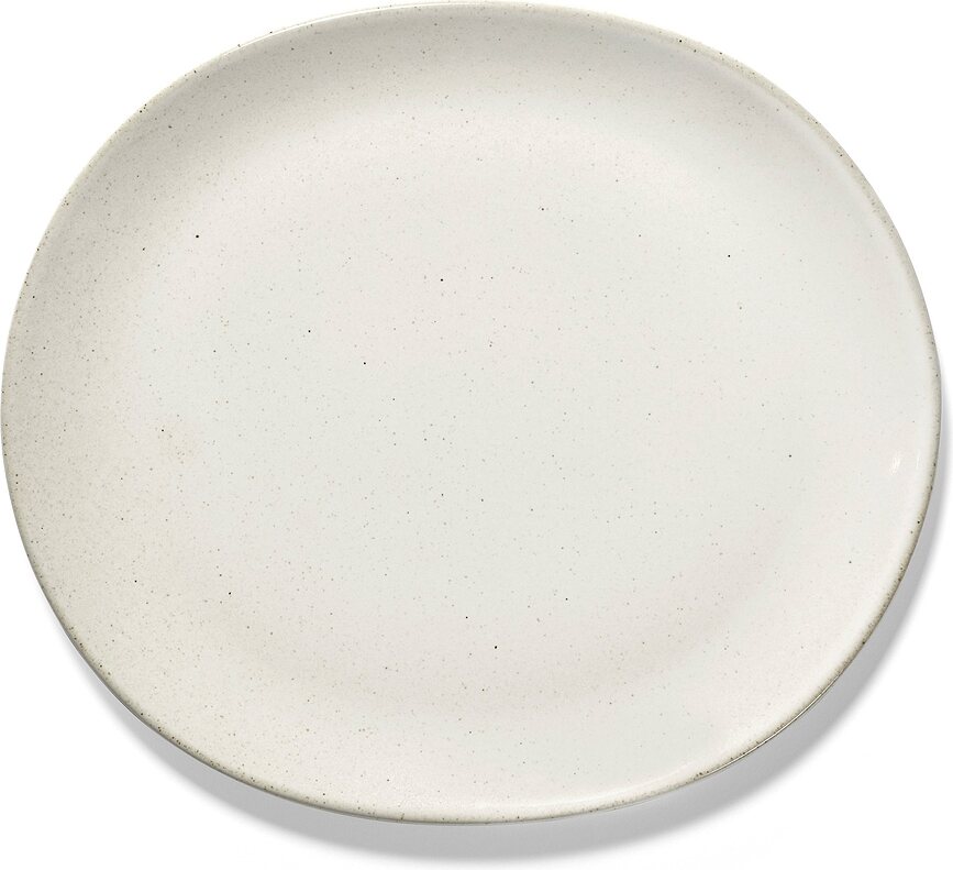 Out of Lines Assiettes Plates, 27,5 cm, marron et noir, Lot de 2