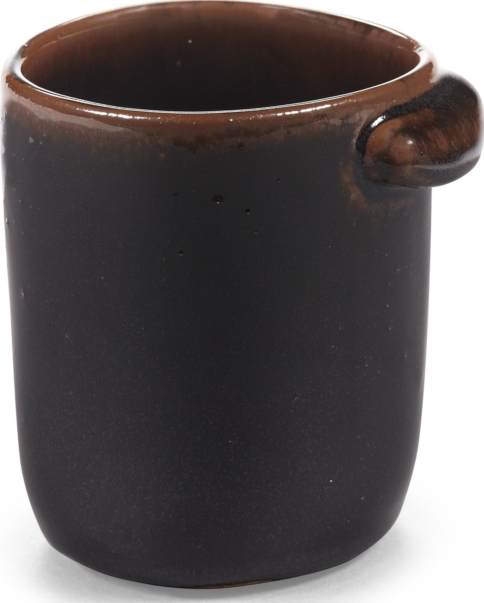 Keramik Becher Out Of Lines Becher 250 Ml, Braun-schwarz, 2 St.