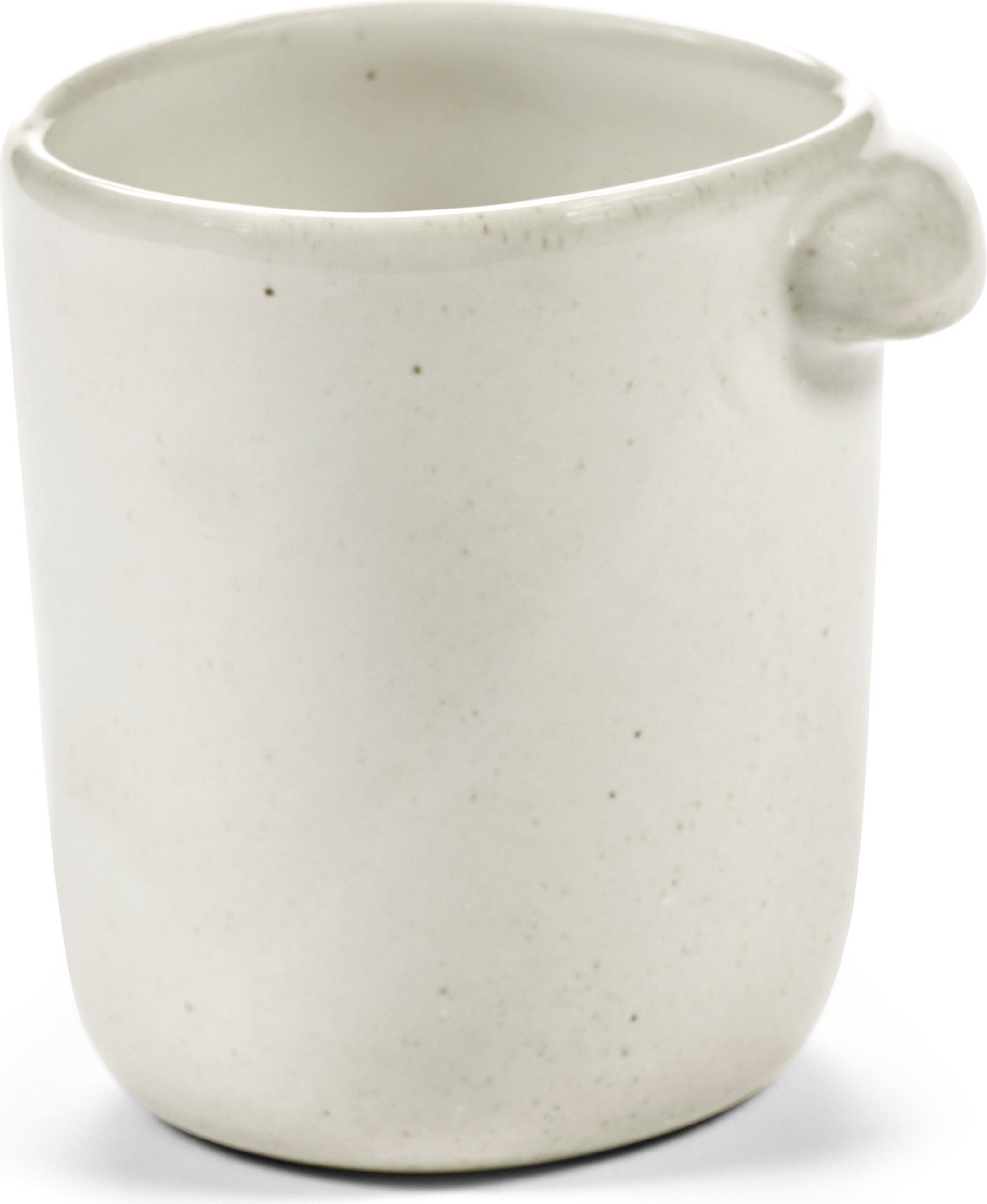 Keramik Becher Out Of Lines Becher 250 Ml, Gebrochenes Weiß, 2 St.