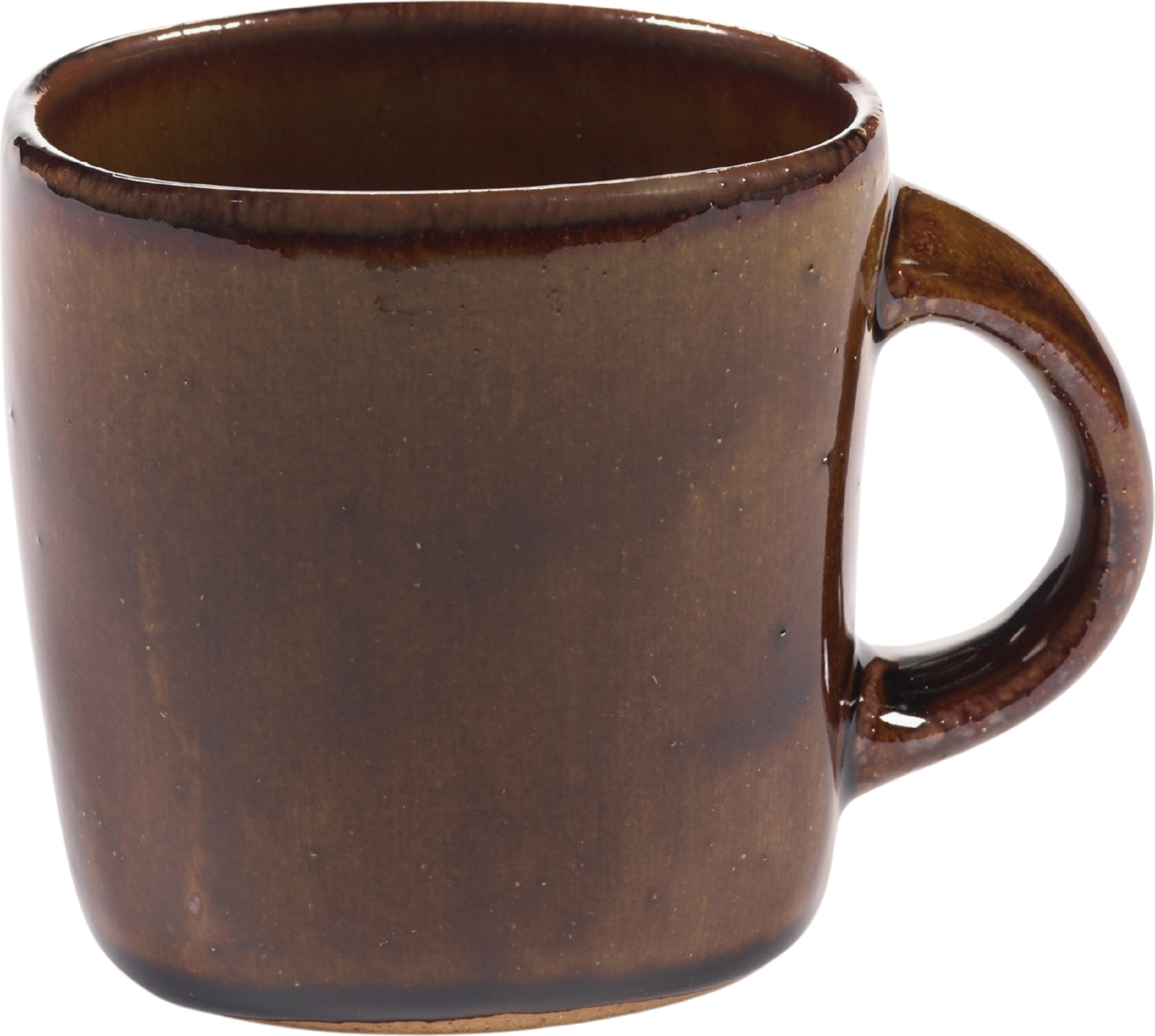 Keramik Becher Out Of Lines Becher 300 Ml, Braun, 2 St.