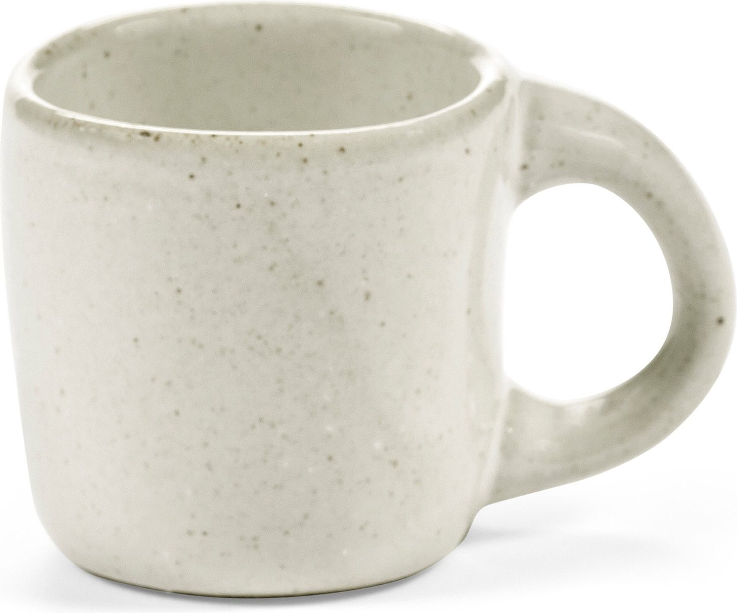 Keramik Becher Out Of Lines Espressotassen 100 Ml, Gebrochenes Weiß, 2 St.
