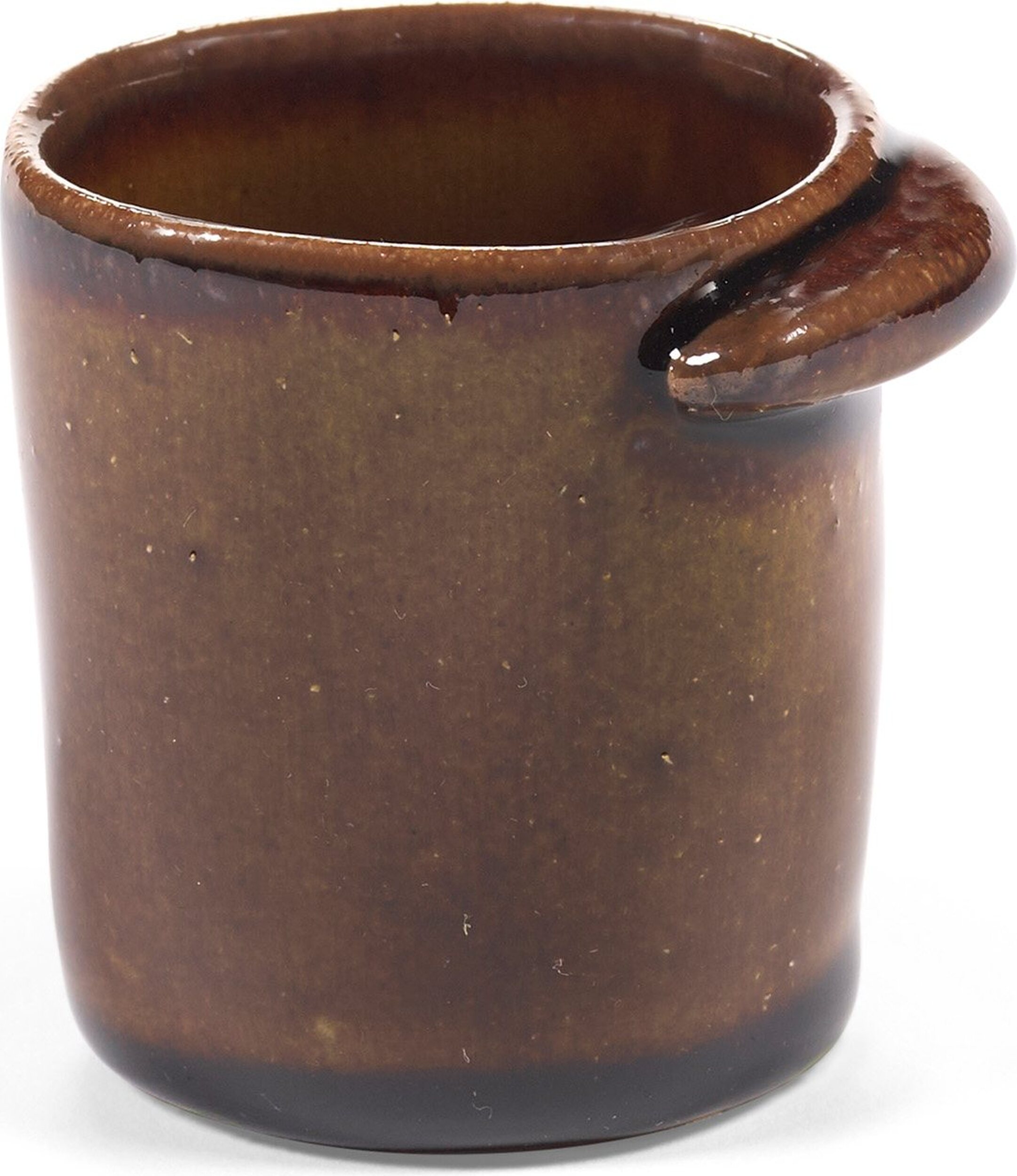 Keramik Becher Out Of Lines Espressotassen 70 Ml, Braun, 2 St.