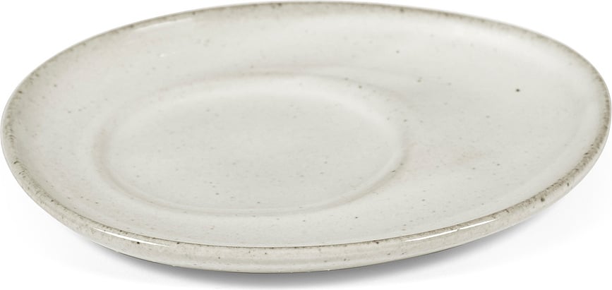 Out of Lines Krožniček za espresso skodelico, 12 cm, kremno bel