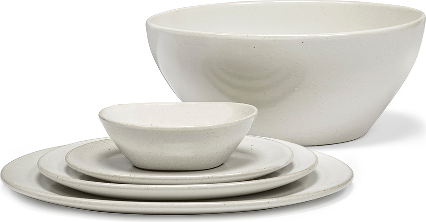 Out of Lines Μπολ Σερβιρίσματος, 25 εκ., καφέ-μαύρο