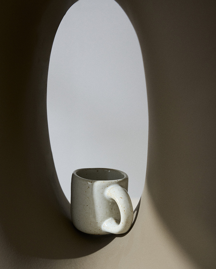 Out of Lines Κούπα Εσπρέσο, 100 ml, σπασμένο λευκό