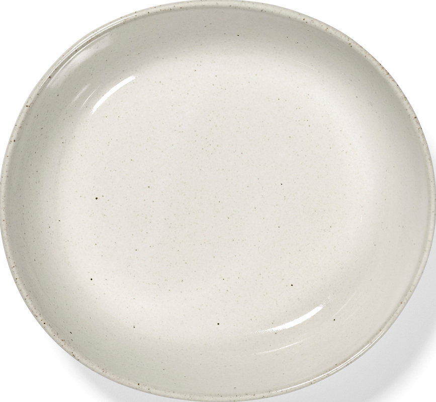 Out of Lines Βαθύ Πιάτο, 18,5 cm, καφέ-μαύρο