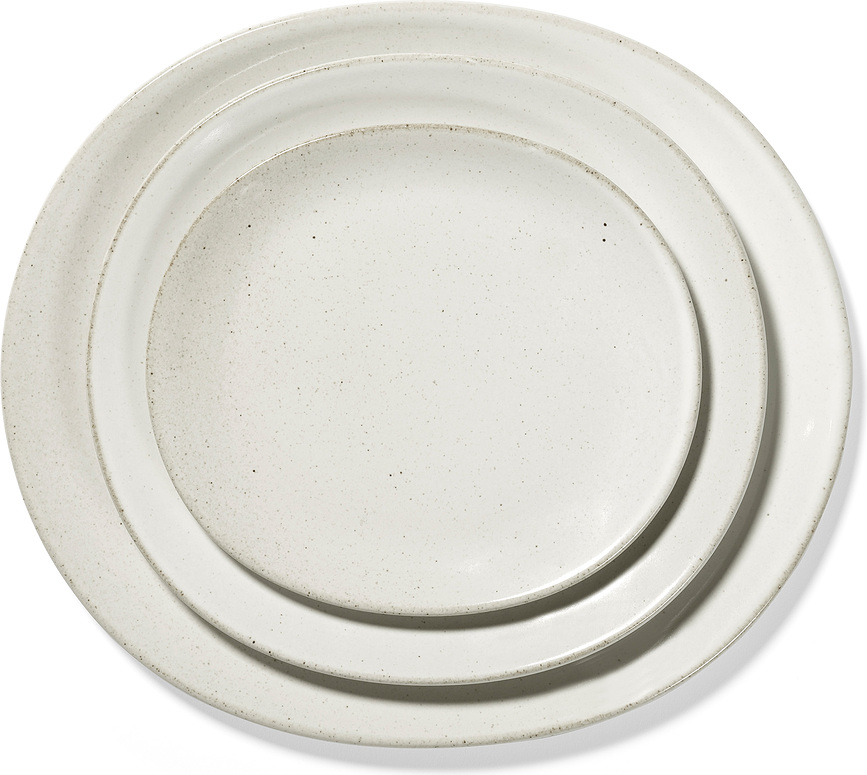 Out of Lines Πιάτο Γλυκού, 18 cm, καφέ