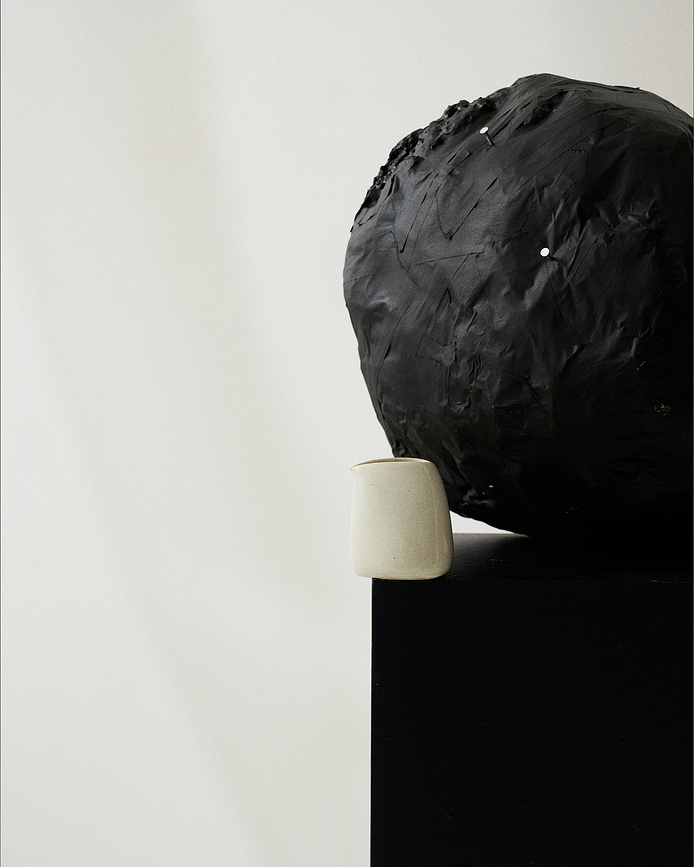 Out of Lines Pichet 180 ml, marron-noir