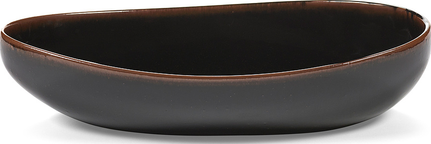 Out of Lines Plat de service ovale, 36 cm