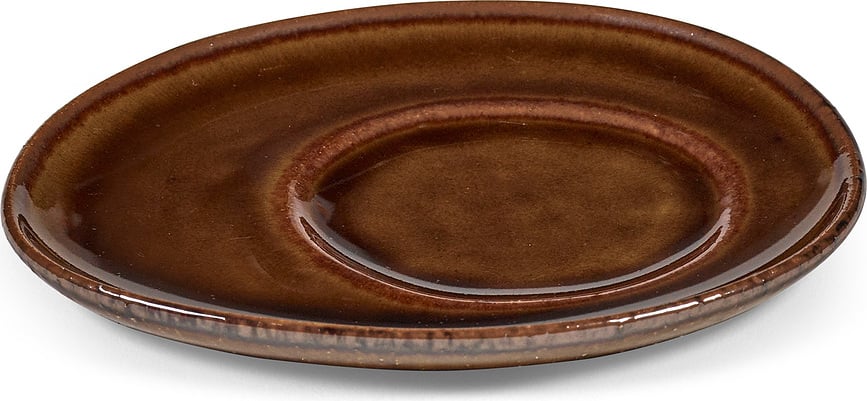 Out of Lines Podstavek za skodelico za espresso, 12 cm, rjav