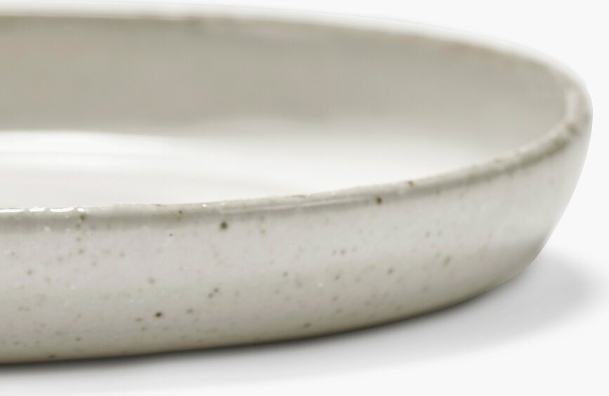 Out of Lines Podstavki za skodelice, 13 cm, lomljeno beli, 2 kosa