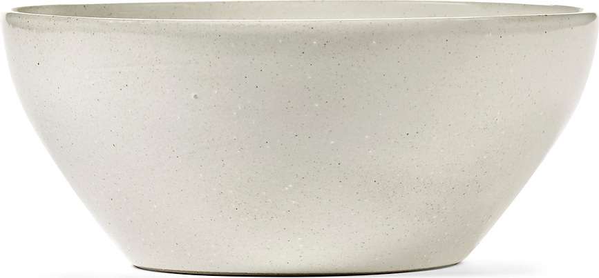 Out of Lines Bol de Service 25 cm, marron et noir