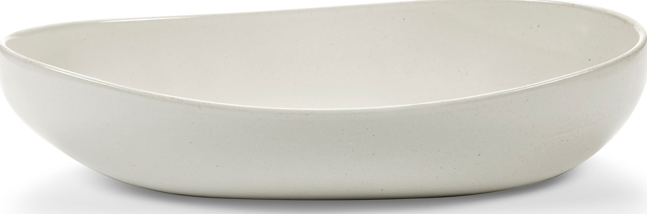 Snackschüssel Out Of Lines Servierschale Oval 36 Cm, Gebrochenes Weiß