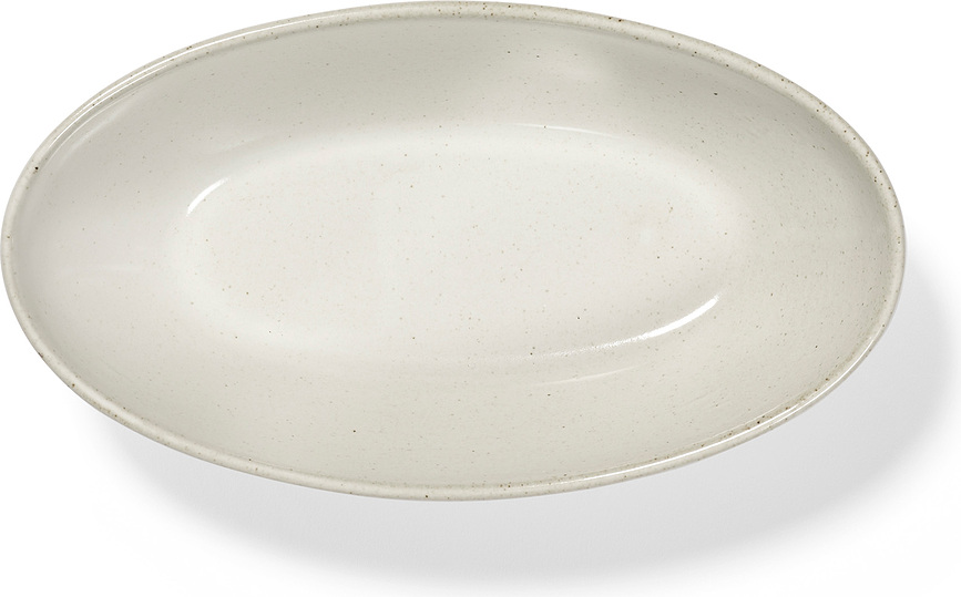 Out of Lines Skleda ovalna, 450 ml, rjavo-črna