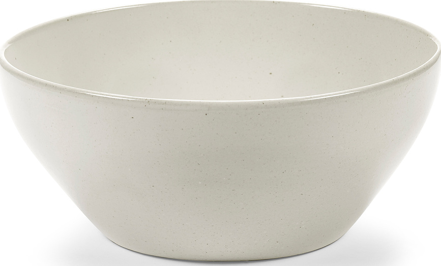 Out of Lines Skleda za serviranje, 25 cm, umazano bela