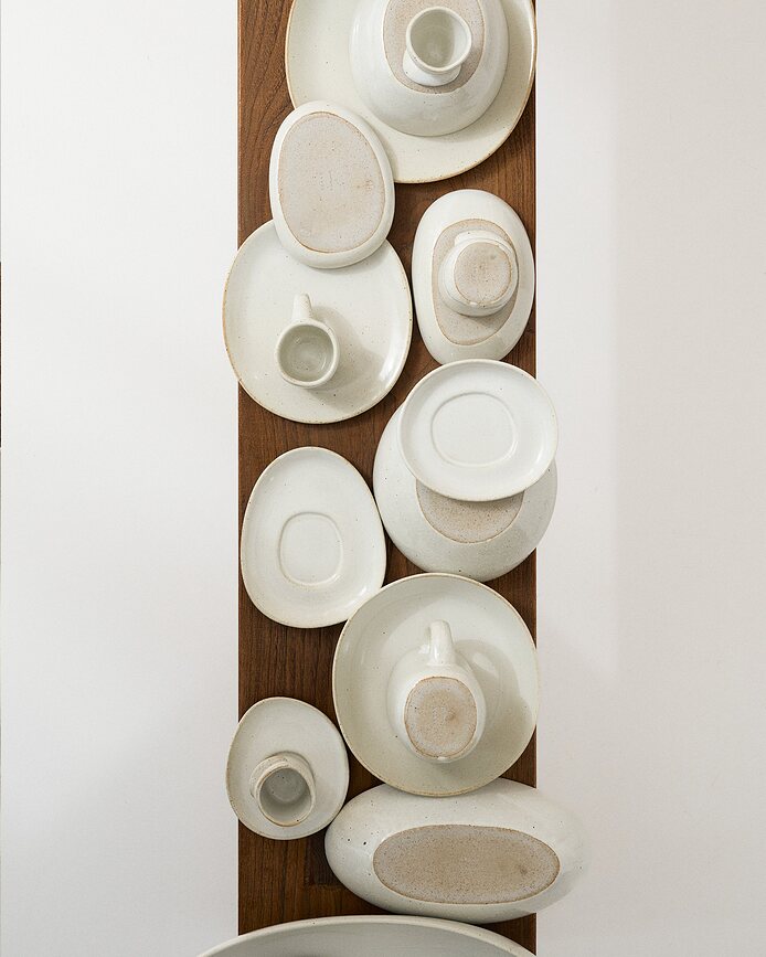 Out of Lines Skodelice za kavo, 120 ml, rjave, 2 kosa