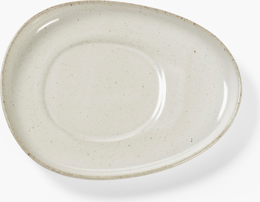 Out of Lines Soucoupe pour tasse à café, 15 cm, blanc cassé