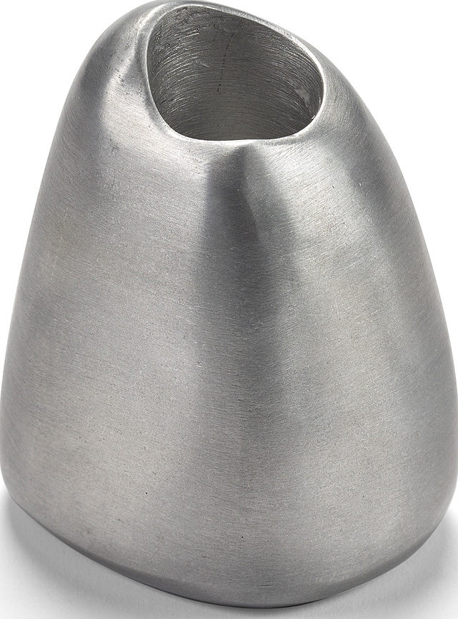 Out of Lines Svečnik za klasično svečo, srebrn