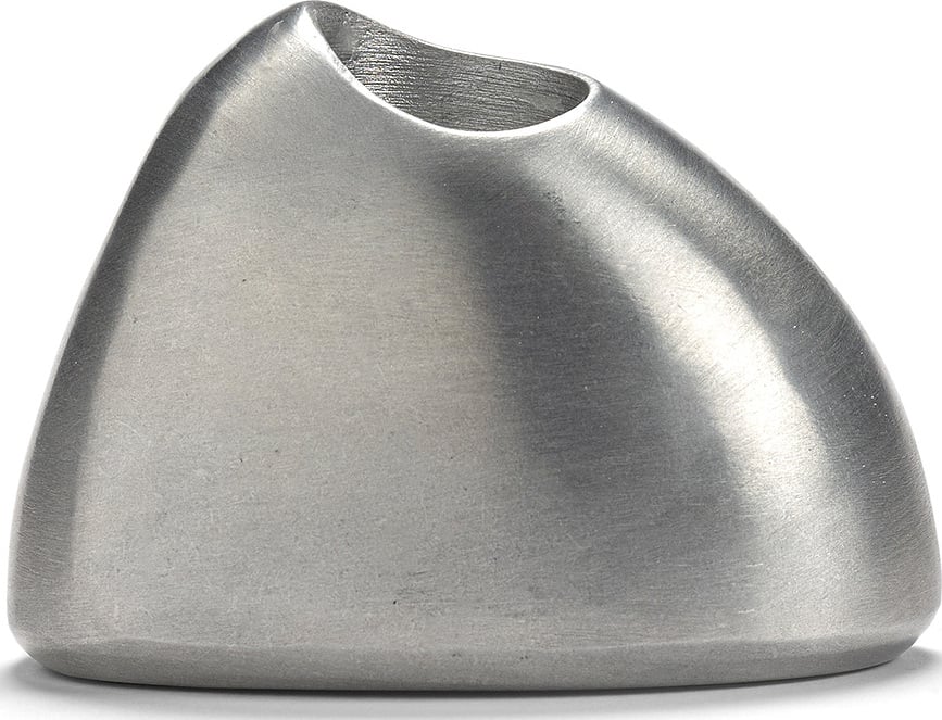 Out of Lines Svijećnjak za klasičnu svijeću 7,3 cm srebrni