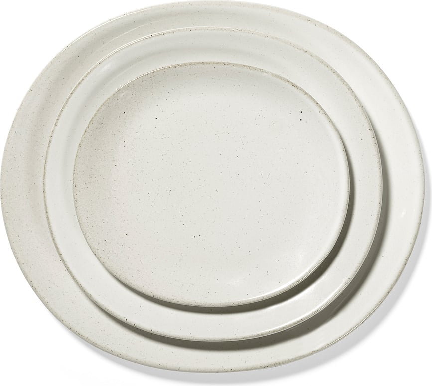 Out of Lines Desertni Tanjur 18 cm smeđe-crni