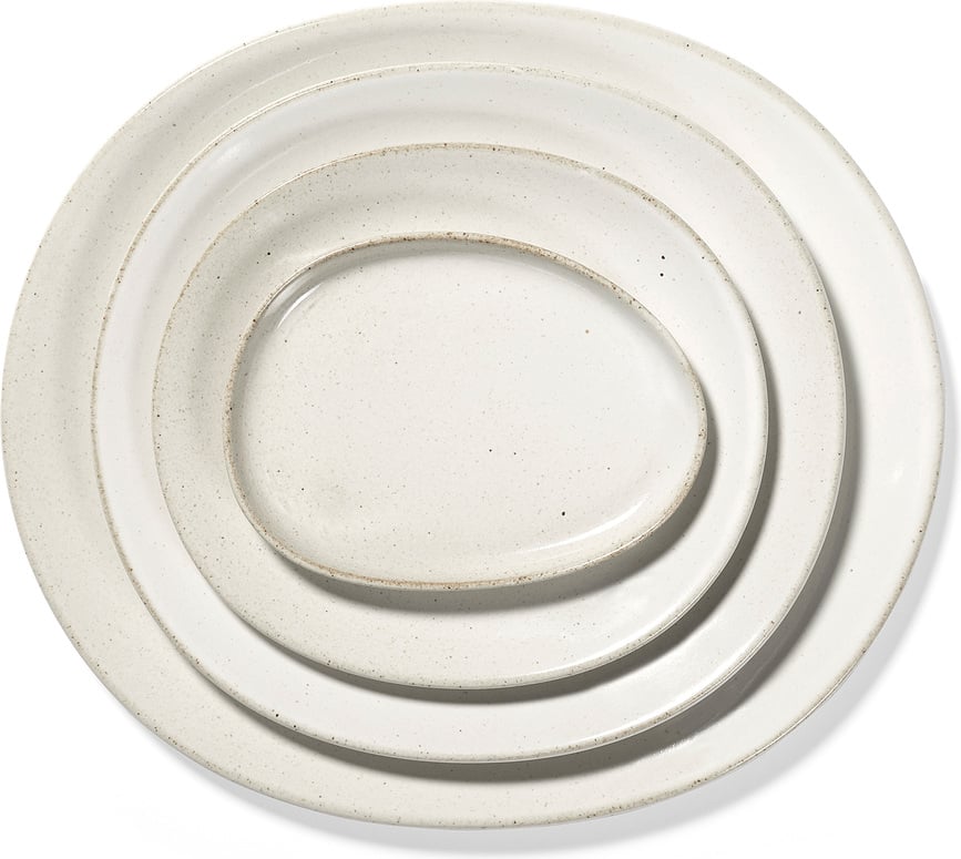 Out of Lines Tanjur za kruh smeđe-crni