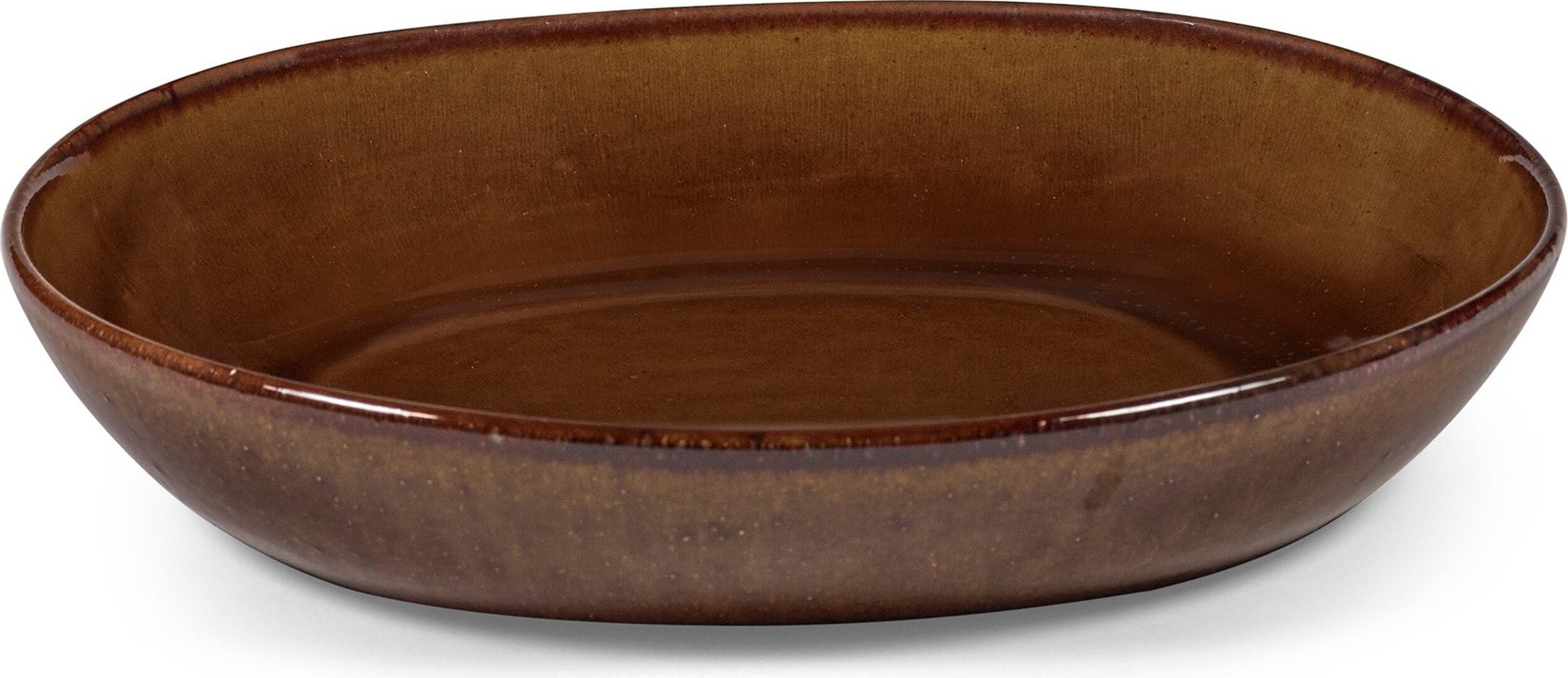 Out of Lines Tiefe Teller 23 cm, braun, 2 St.