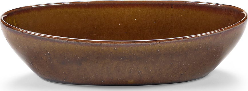 Out of Lines Zdjela ovalna 450 ml smeđa