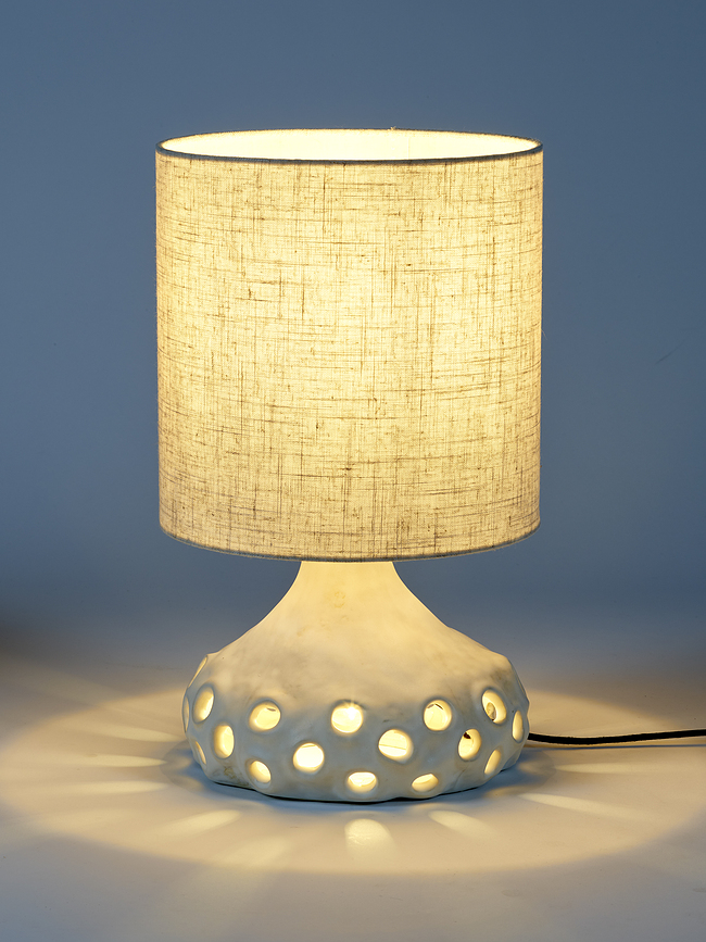 Oya 01 Επιτραπέζιο Φωτιστικό, 42 cm, μπεζ